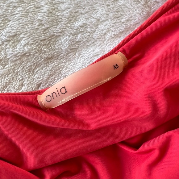 Onia Kelly Scoop Neck One Piece Swimsuit in Cayenne - Picture 4 of 6